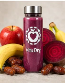 Smoothie VitaDry Burgundy avec ses fruits