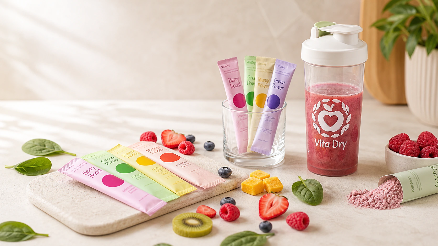 Saveurs VitaDry aux fruits variés