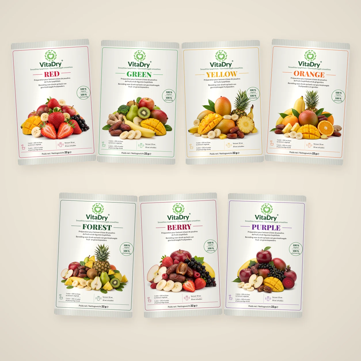 Pack VitaDry premium avec stickpacks